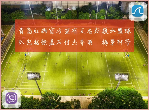 青岛红狮官方宣布五名新援加盟球队包括徐嘉石付杰李明璠梅景轩等球员