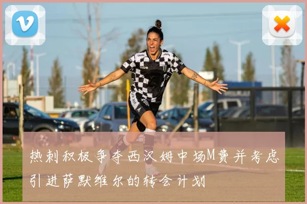 热刺积极争夺西汉姆中场M费并考虑引进萨默维尔的转会计划